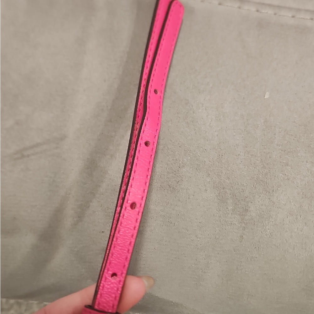 Coach Fuchsia Leather Shoulder Bag - Picture 8 of 11